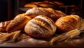 Variety of artisan bread with flavour Royalty Free Stock Photo
