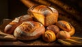 Variety of artisan bread with flavour Royalty Free Stock Photo