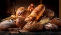Variety of artisan bread with flavour Royalty Free Stock Photo