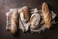 Variety of Artisan bread Royalty Free Stock Photo