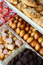 Variety of baked goods, bakery, photo icon for basic food, freshness and variety of goods