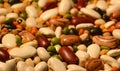 Variety of beans, legumes, peas and lentils Royalty Free Stock Photo