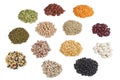 Variety of beans and pulses Royalty Free Stock Photo