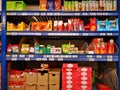 Variety of biscuits and sweets at the Selgros hypermarket