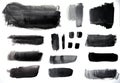 Variety of Black Strokes