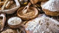 Variety of Bread Types on a Table