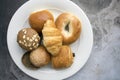 A Variety of Breads and Bakery Products Royalty Free Stock Photo