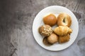 A Variety of Breads and Bakery Products Royalty Free Stock Photo