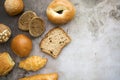 A Variety of Breads and Bakery Products Royalty Free Stock Photo