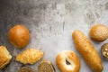 A Variety of Breads and Bakery Products Royalty Free Stock Photo