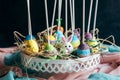 Variety of cake pops Royalty Free Stock Photo