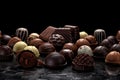 Variety chocolate. AI generated