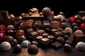 Variety chocolate. AI generated