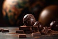 Variety chocolate. AI generated