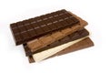 Variety of chocolate bars Royalty Free Stock Photo