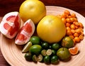 Variety of citrus fruits Royalty Free Stock Photo