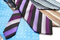 Variety color neckties