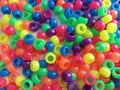 A variety of Colorful plastic beads background Royalty Free Stock Photo