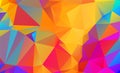 Variety of colors polygon background or frame. Abstract Rectangle Geometrical Background. Geometric design for business Royalty Free Stock Photo