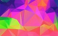 Variety of colors polygon background or frame. Abstract Rectangle Geometrical Background. Geometric design for business Royalty Free Stock Photo