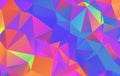 Variety of colors polygon background or frame. Abstract Rectangle Geometrical Background. Geometric design for business Royalty Free Stock Photo