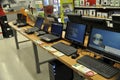 Computers for sale in a computer store