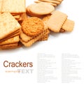 Variety of Cracker and biscuit Royalty Free Stock Photo
