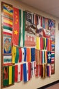 a variety of cultural flags displayed together, celebrating diversity