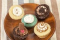 Variety of Cup cakes Royalty Free Stock Photo