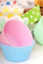 Variety of cupcake liners