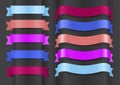 Variety of decorative ribbons set