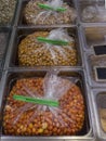 Variety of Dried Nuts . Close-up