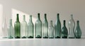 Variety of Empty Bottles for Recycling Collection Royalty Free Stock Photo