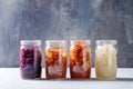 Variety of fermented food