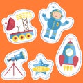 Variety Forms Price Tags with Space Cartoons Royalty Free Stock Photo
