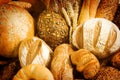 Variety of fresh bread