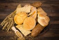 Variety of fresh bread and pastry Royalty Free Stock Photo