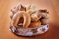 Variety of fresh bread and rolls Royalty Free Stock Photo