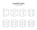 Variety of Geometric Shapes set