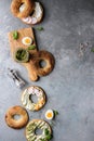 Bagels with cream cheese