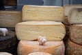 Variety homemade bio natural cow cheese