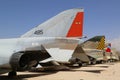 A variety of Israeli Air Force and foreign aircraft on display at The Israeli Air Force Museum