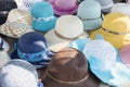 Ladies Colourful Summer Hats Royalty Free Stock Photo