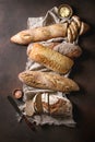 Variety of Artisan bread Royalty Free Stock Photo