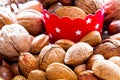 Variety of Mixed Nuts Royalty Free Stock Photo
