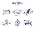 Variety of Mom Tattoo set