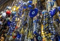 A variety of nazars for sale in the Grand Bazaar.