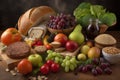 a variety of nutritious foods, including fruits, vegetables and whole grains