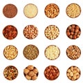 Variety of nuts Royalty Free Stock Photo