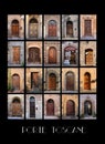 Variety of old Tuscan Doors